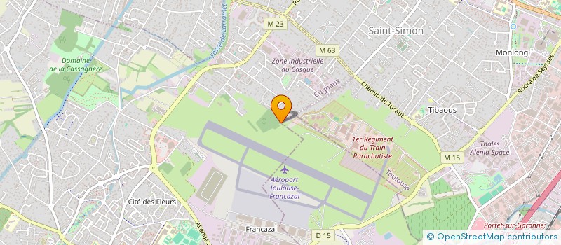 localisation de l'entreprise MONSIEUR JEAN LUC HARDY  CUGNAUX