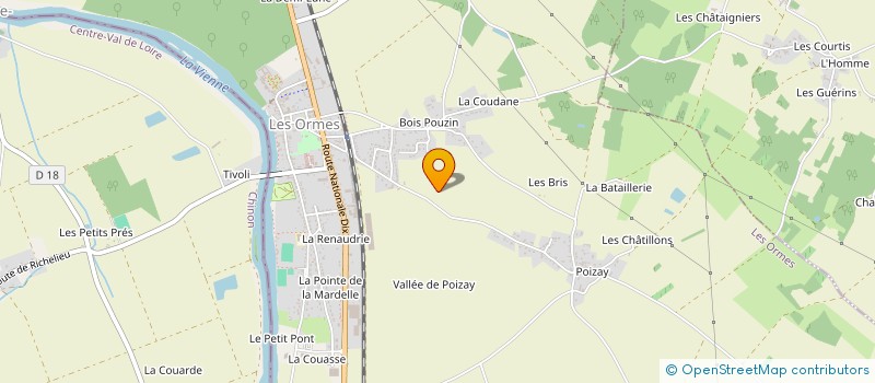 localisation de l'entreprise MONSIEUR JEAN-LUC HEBERT  LES ORMES