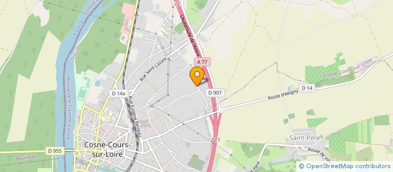 localisation de l'entreprise MONSIEUR JEAN LUC HENNEBO à COSNE-COURS-SUR-LOIRE