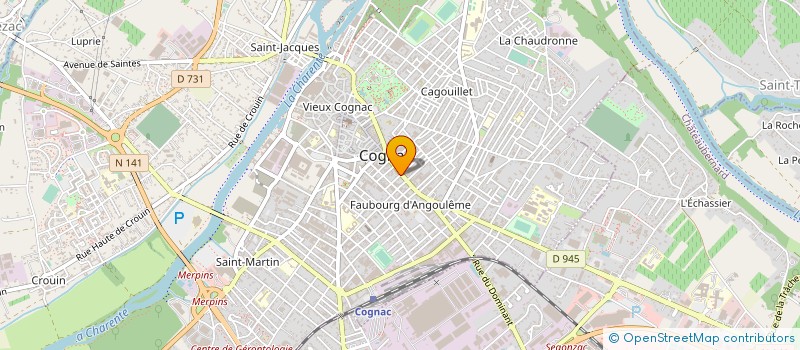 localisation de l'entreprise MONSIEUR JEAN-LUC HERAUD à COGNAC