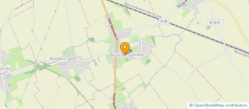 localisation de l'entreprise MONSIEUR JEAN-LUC HERLIN  BOIRY-BECQUERELLE