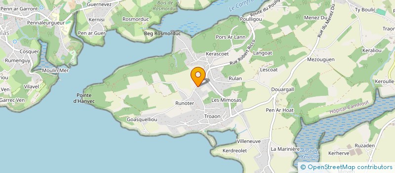 localisation de l'entreprise MONSIEUR JEAN-LUC HERVE  HOPITAL-CAMFROUT