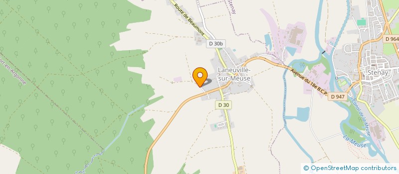 localisation de l'entreprise MONSIEUR JEAN LUC HIBLOT à LANEUVILLE-SUR-MEUSE