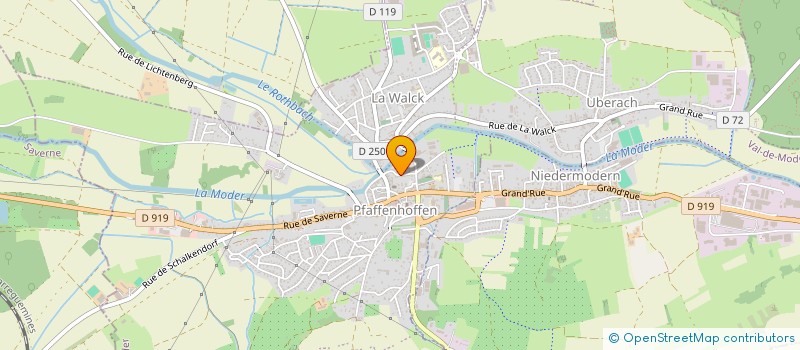 localisation de l'entreprise MONSIEUR JEAN LUC HOFFMANN  VAL-DE-MODER