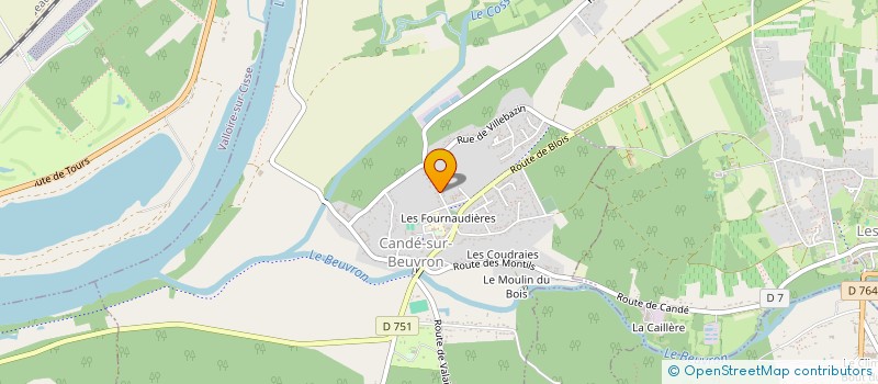 localisation de l'entreprise MONSIEUR JEAN-LUC HOUDOUIN  FAVEROLLES-SUR-CHER