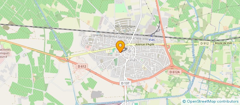 localisation de l'entreprise MONSIEUR JEAN LUC HOULFORT  VIAS