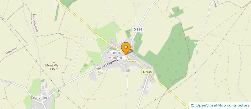 localisation de l'entreprise MONSIEUR JEAN-LUC HOURDEAU  BERTRANCOURT