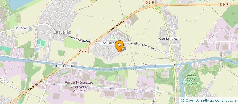 localisation de l'entreprise MONSIEUR JEAN-LUC HOUSSIN  CARVIN