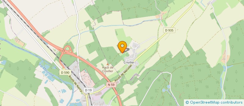 localisation de l'entreprise MONSIEUR JEAN-LUC HUGOT  MERVILLER