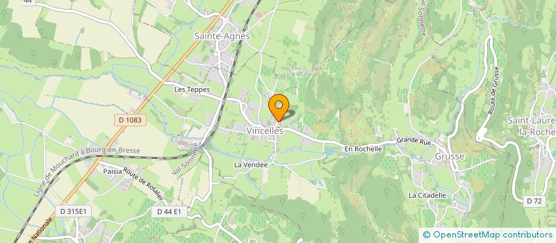 localisation de l'entreprise MONSIEUR JEAN LUC INSOGNA  VAL-SONNETTE