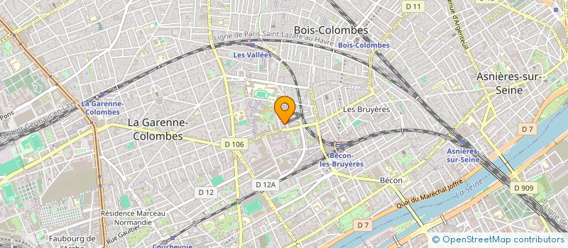 localisation de l'entreprise MONSIEUR JEAN LUC JACOB à BOIS-COLOMBES