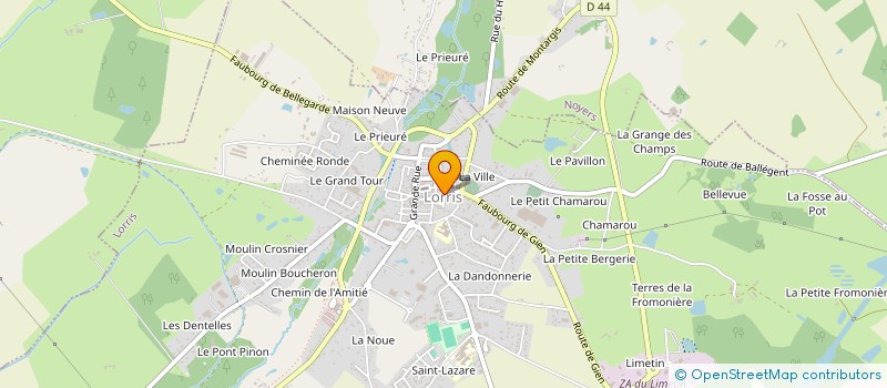 localisation de l'entreprise MONSIEUR JEAN-LUC JAMET à LORRIS
