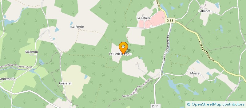 localisation de l'entreprise MONSIEUR JEAN-LUC JANOT  PARCOUL-CHENAUD