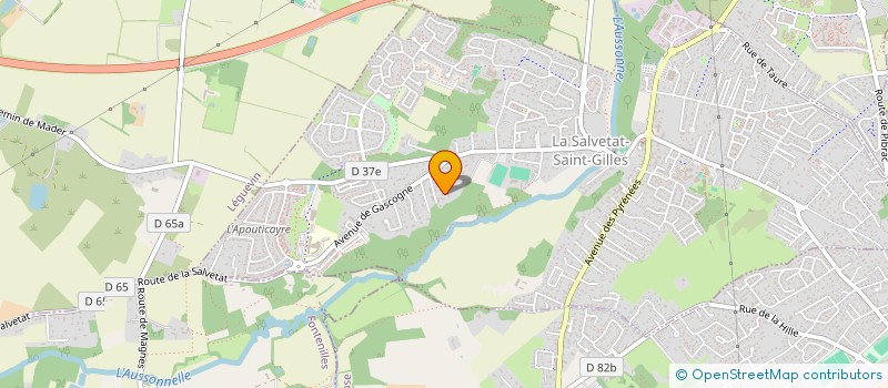 localisation de l'entreprise MONSIEUR JEAN-LUC JARRIGE  LA SALVETAT-SAINT-GILLES