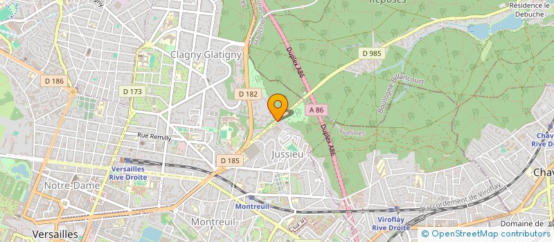 localisation de l'entreprise MONSIEUR JEAN-LUC JARROIR à VERSAILLES