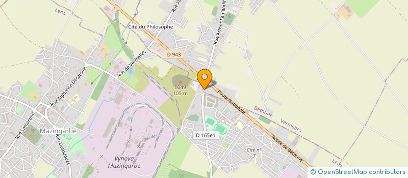 localisation de l'entreprise MONSIEUR JEAN LUC JOLY  VERMELLES