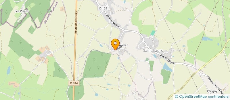 localisation de l'entreprise MONSIEUR JEAN LUC JONQUET  SAINT-LAURS