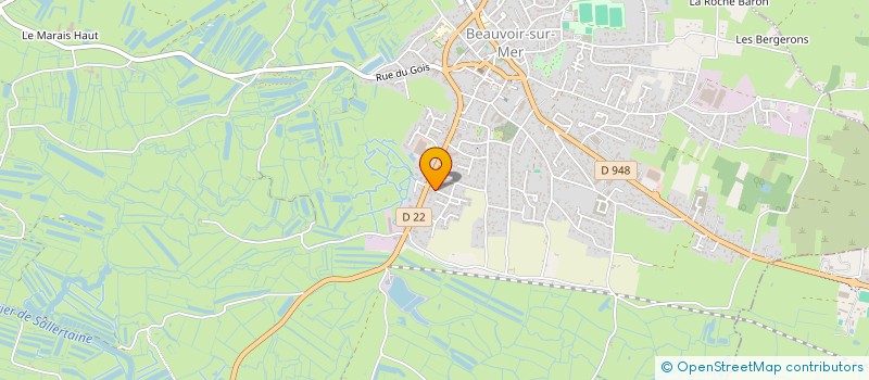 localisation de l'entreprise MONSIEUR JEAN-LUC JOSSIC  BEAUVOIR-SUR-MER