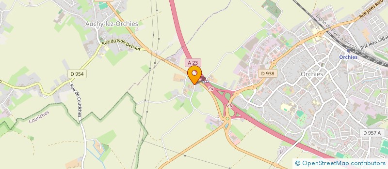 localisation de l'entreprise MONSIEUR JEAN-LUC JOURDAIN  ORCHIES