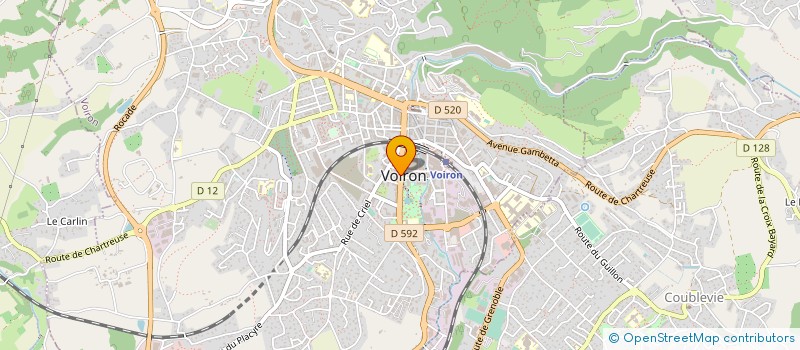 localisation de l'entreprise MONSIEUR JEAN-LUC KALIFA  VOIRON