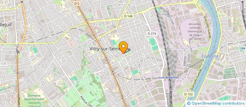 localisation de l'entreprise MONSIEUR JEAN-LUC KHOL  VITRY-SUR-SEINE