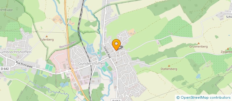 localisation de l'entreprise MONSIEUR JEAN-LUC KLEITZ  GUNDERSHOFFEN