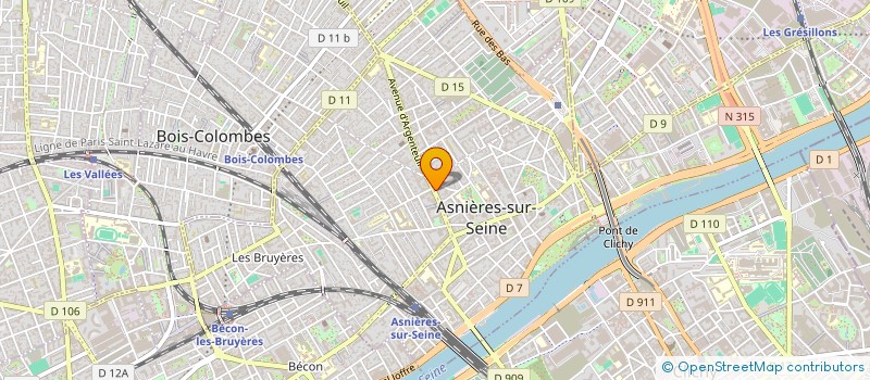 localisation de l'entreprise MONSIEUR JEAN-LUC KRAVETZ à ASNIERES-SUR-SEINE