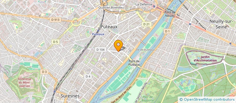 localisation de l'entreprise MONSIEUR JEAN-LUC KRIEF  PUTEAUX