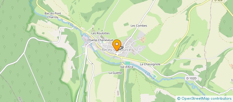 localisation de l'entreprise MONSIEUR JEAN-LUC KRZESZOWIEC à RECEY-SUR-OURCE