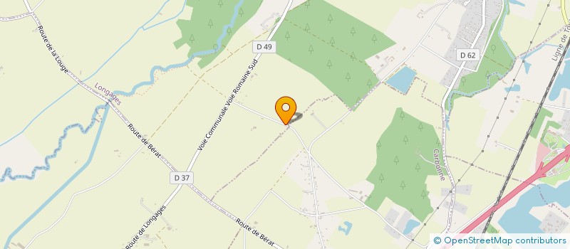 localisation de l'entreprise MONSIEUR JEAN LUC LACAN  LONGAGES