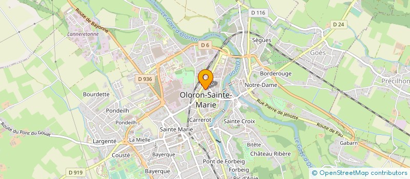 localisation de l'entreprise MONSIEUR JEAN LUC LACANETTE à OLORON-SAINTE-MARIE