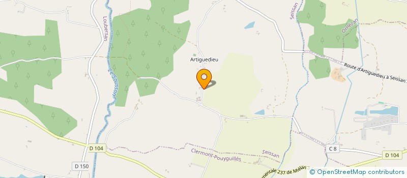 localisation de l'entreprise MONSIEUR JEAN-LUC LACARCE  SEISSAN