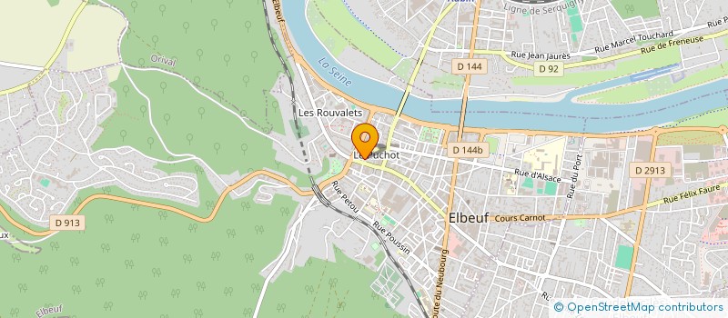 localisation de l'entreprise MONSIEUR JEAN-LUC LADAM  ELBEUF