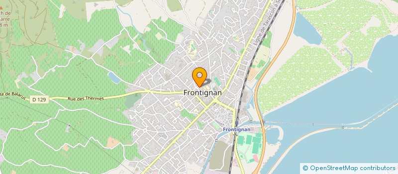 localisation de l'entreprise MONSIEUR JEAN-LUC LAFOND à FRONTIGNAN