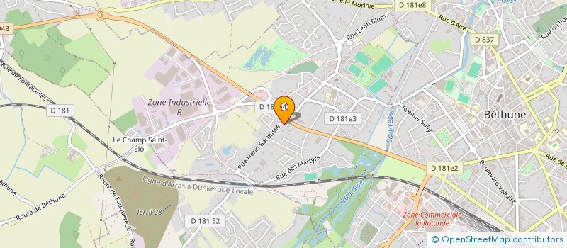 localisation de l'entreprise MONSIEUR JEAN-LUC LAGAIZE  ANNEZIN