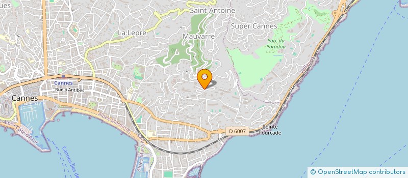 localisation de l'entreprise MONSIEUR JEAN-LUC LAINE à CANNES