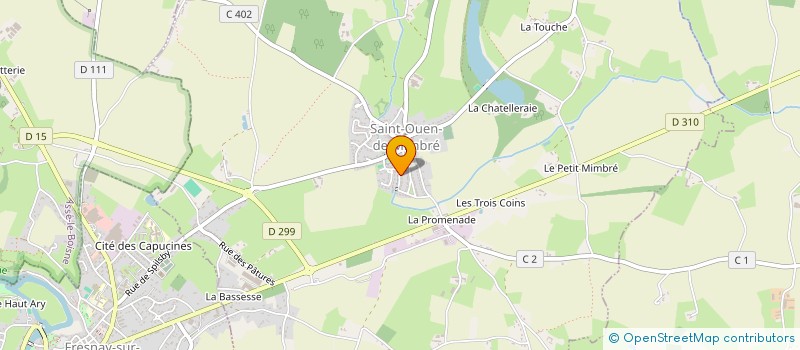 localisation de l'entreprise MONSIEUR JEAN-LUC LAMBERT  SAINT-OUEN-DE-MIMBRE