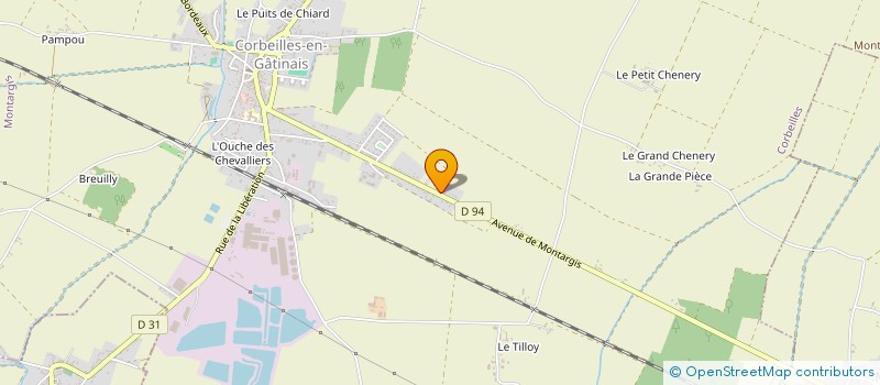 localisation de l'entreprise MONSIEUR JEAN LUC LANGLOIS à CORBEILLES