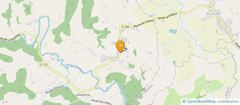 localisation de l'entreprise MONSIEUR JEAN LUC LAPEBIE  OREGUE