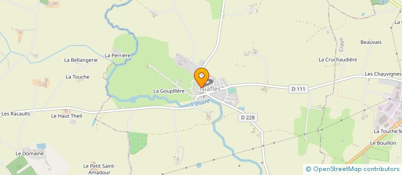 localisation de l'entreprise MONSIEUR JEAN LUC LARDEUX à SAINT-QUENTIN-LES-ANGES