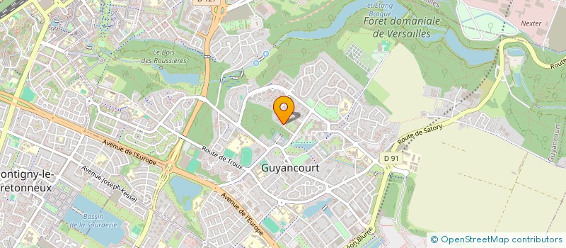 localisation de l'entreprise MONSIEUR JEAN LUC LAROCHELLE  GUYANCOURT