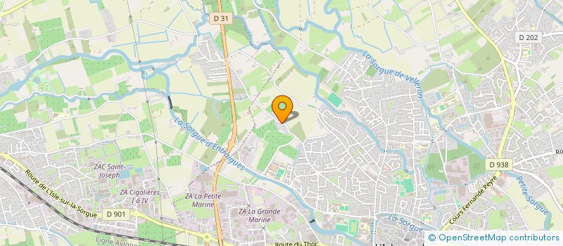 localisation de l'entreprise MONSIEUR JEAN-LUC LAUBRY  L'ISLE-SUR-LA-SORGUE