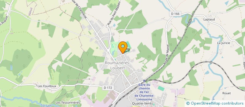 localisation de l'entreprise MONSIEUR JEAN-LUC LAVAUZELLE  TERRES-DE-HAUTE-CHARENTE