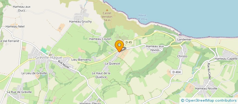 localisation de l'entreprise MONSIEUR JEAN-LUC LAVENU  LA HAGUE