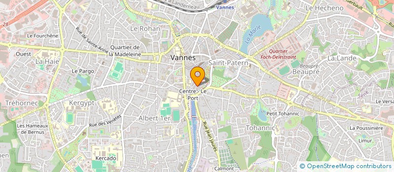 localisation de l'entreprise MONSIEUR JEAN-LUC LE BLEVEC à VANNES