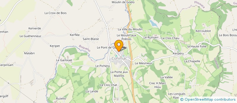 localisation de l'entreprise MONSIEUR JEAN-LUC LE COQ  LANFAINS