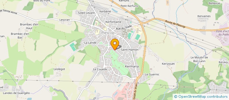 localisation de l'entreprise MONSIEUR JEAN-LUC LE CORVEC  PLESCOP