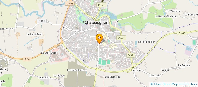 localisation de l'entreprise MONSIEUR JEAN-LUC LE GALL  CHATEAUGIRON