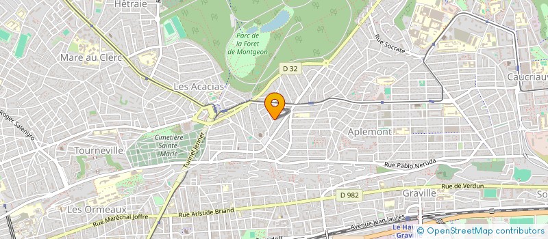 localisation de l'entreprise MONSIEUR JEAN-LUC LEBEC  LE HAVRE