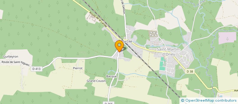 localisation de l'entreprise MONSIEUR JEAN LUC LEBLANC  SAINT-MARTIN-D'ONEY